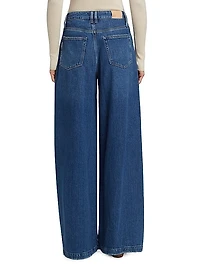Portia High-Rise Seamed Wide Flare Jeans