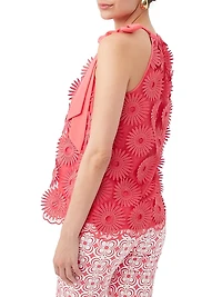 Mirai Floral Appliqué Top