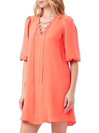 Zahara Lace-Up Dress