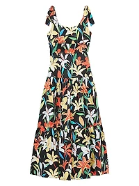 Summer Lilies Newport Midi-Dress