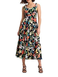 Summer Lilies Newport Midi-Dress