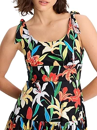 Summer Lilies Newport Midi-Dress
