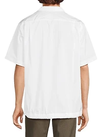 Cotton Button-Front Shirt