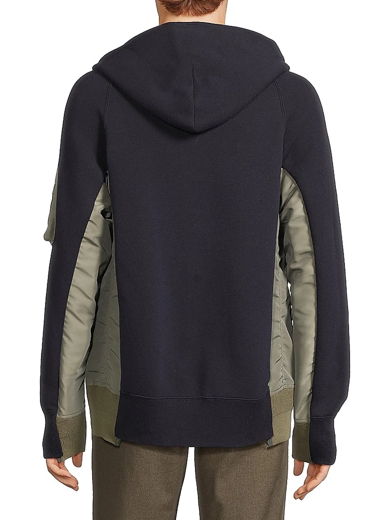 Sponge Sweat Cotton-Blend Hoodie