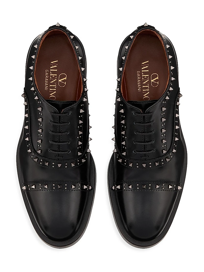 Gentleglam Oxford Lace-Up Shoes Calfskin