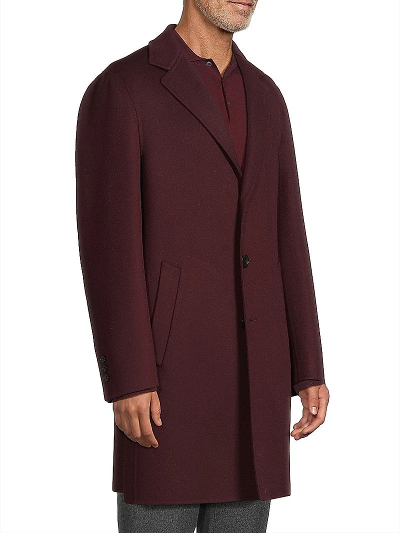Double-Faced Wool Top Coat