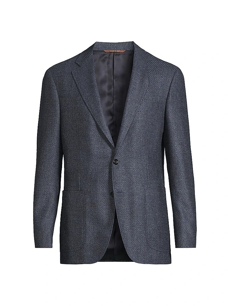 Woven Wool Sport Coat