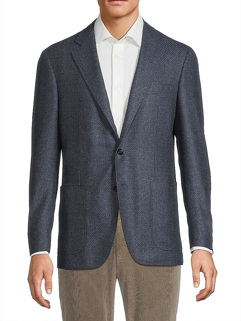 Woven Wool Sport Coat