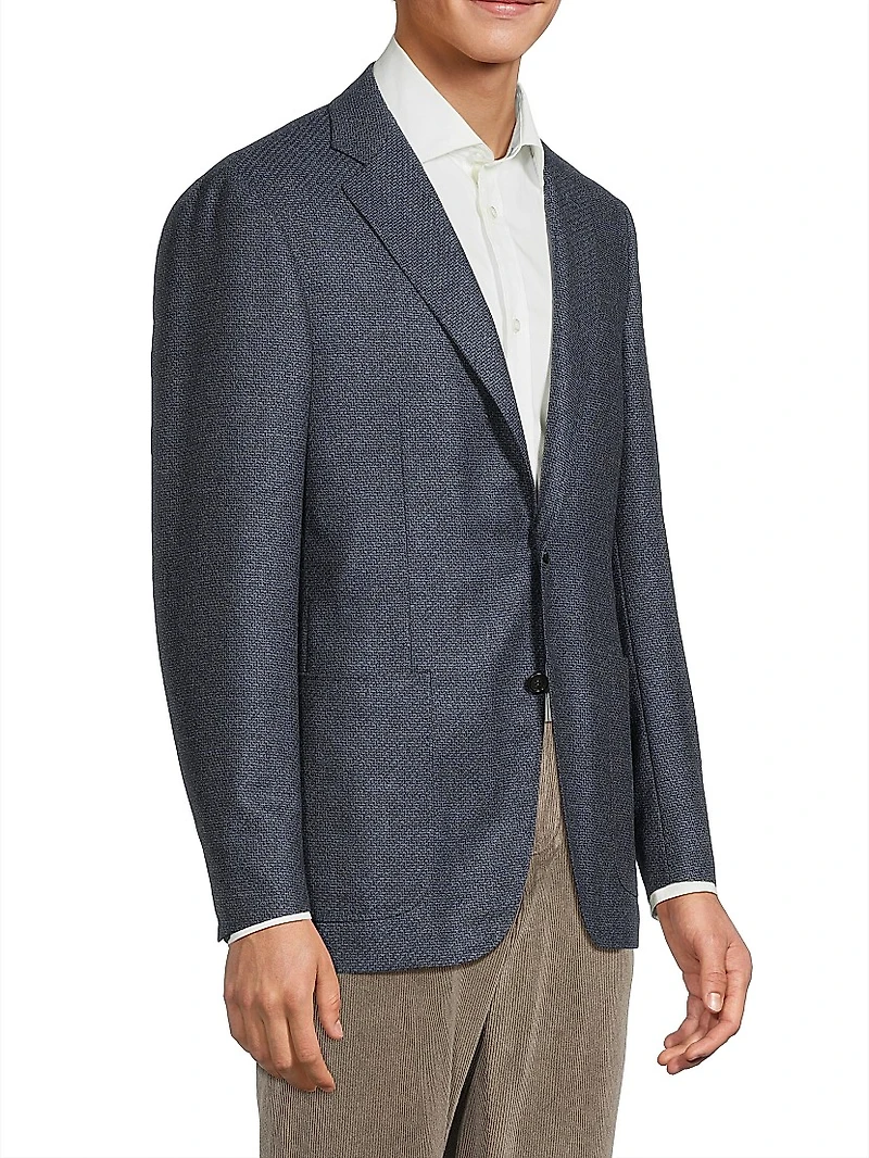 Woven Wool Sport Coat