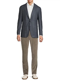 Woven Wool Sport Coat