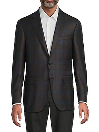 Check Wool Sport Coat
