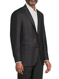 Check Wool Sport Coat