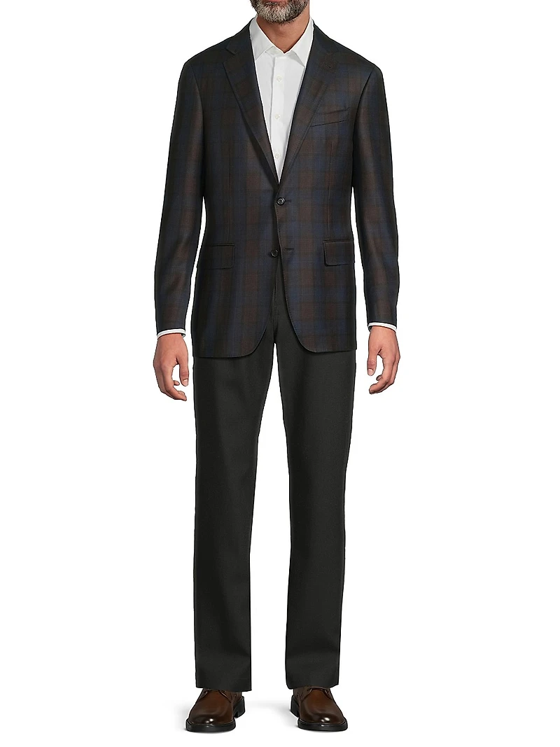 Check Wool Sport Coat