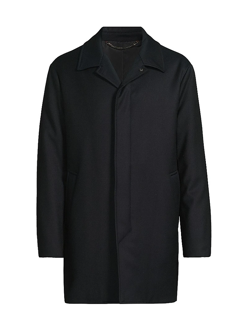 Navy Rain Coat