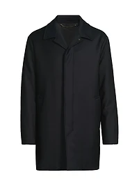 Navy Rain Coat
