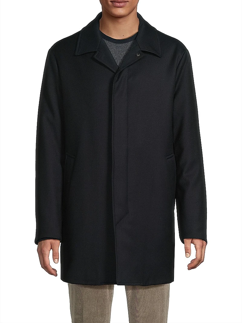 Navy Rain Coat