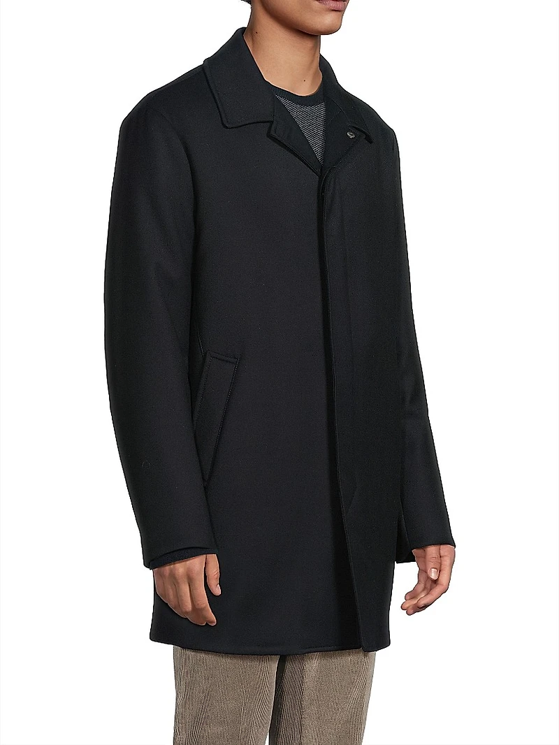 Navy Rain Coat