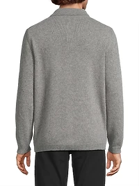 Wool-Cashmere Knit Oversized Shirt