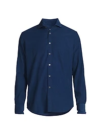 Garment-Dyed Corduroy Sport Shirt