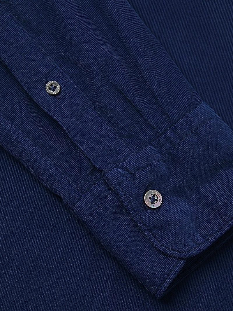 Garment-Dyed Corduroy Sport Shirt