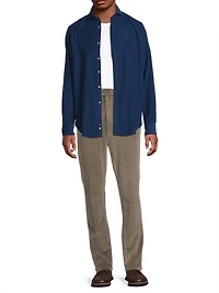 Garment-Dyed Corduroy Sport Shirt