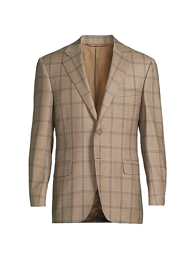 Windowcheck Wool Sport Coat
