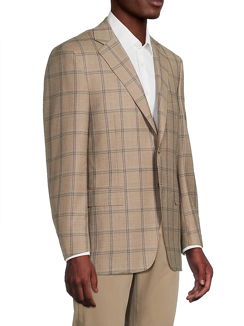 Windowcheck Wool Sport Coat