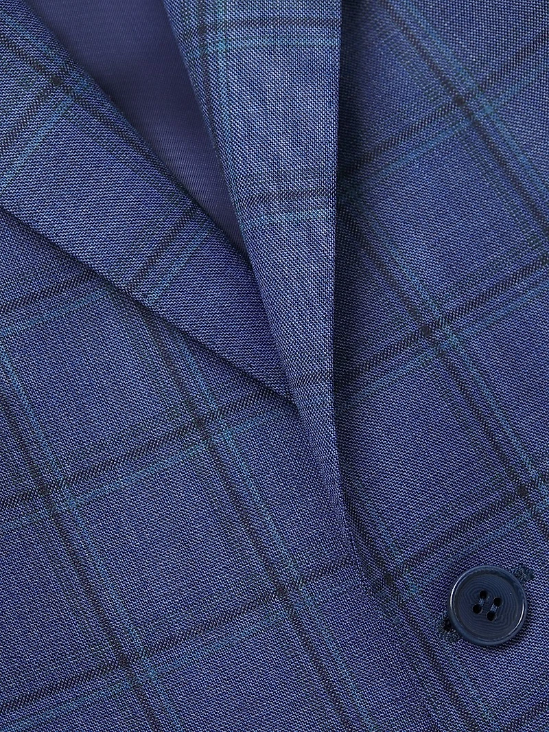 Windowpane Wool Sport Jacket