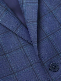Windowpane Wool Sport Jacket