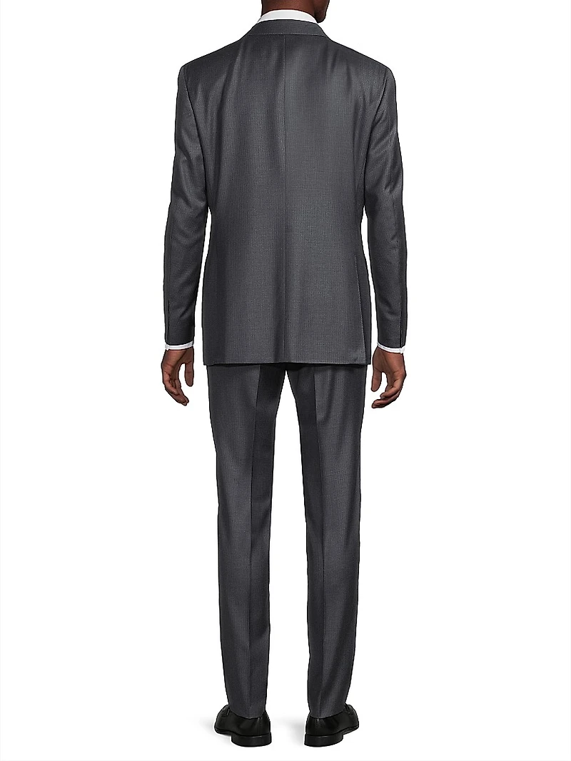 Wool Single-Breasted Suit