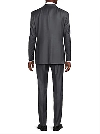 Wool Single-Breasted Suit