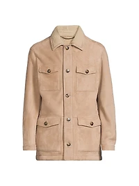 Suede & Shearling Field Jacket