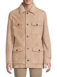 Suede & Shearling Field Jacket