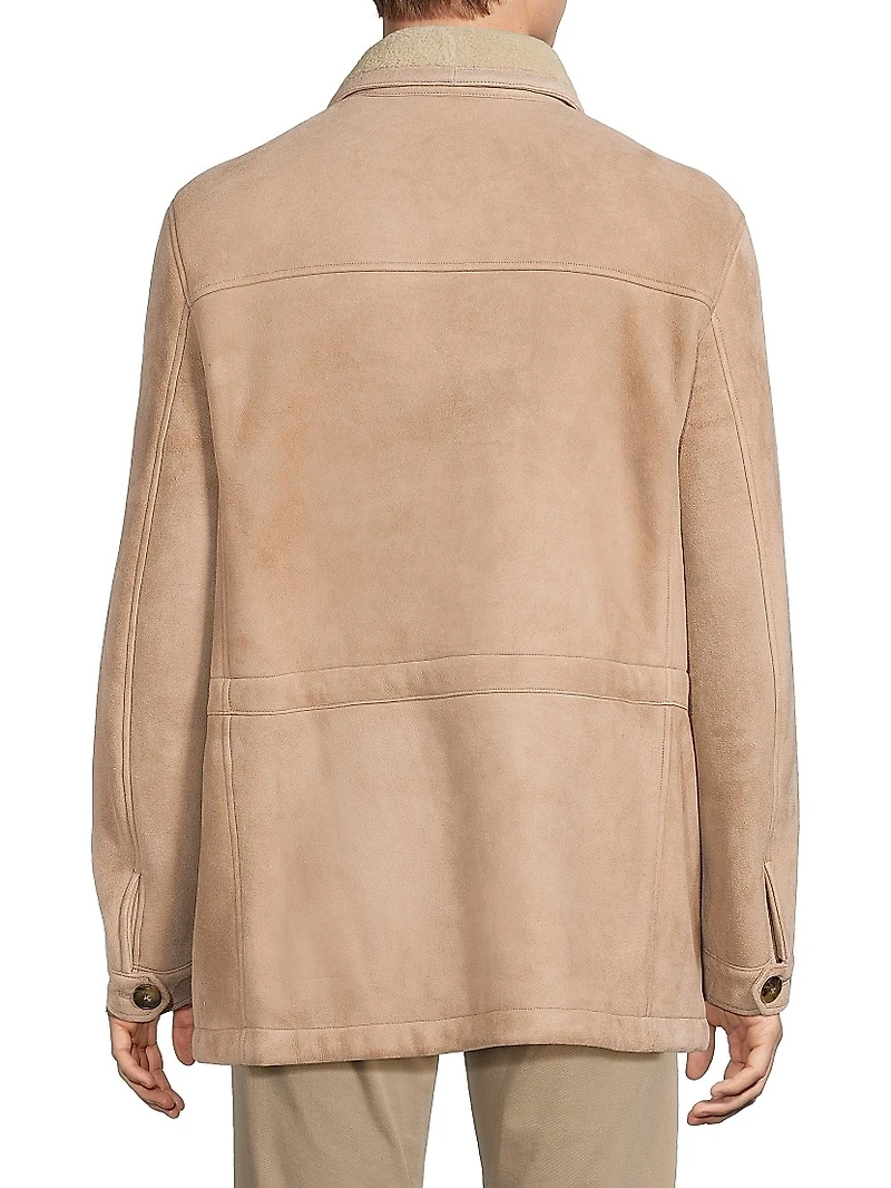 Suede & Shearling Field Jacket