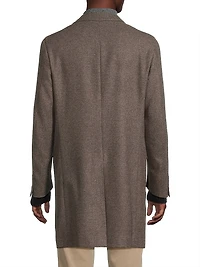 Wool-Cashmere Double-Breasted Coat