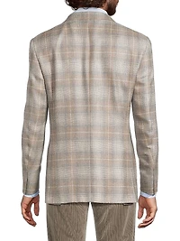Plaid Cashmere Sport Coat