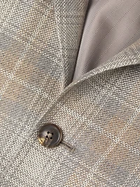 Plaid Cashmere Sport Coat