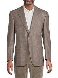 Single-Breasted Wool Sportcoat