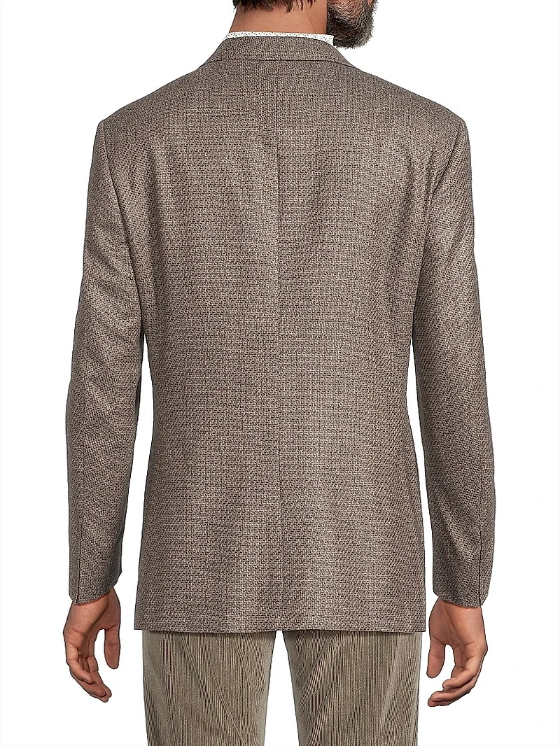 Single-Breasted Wool Sportcoat