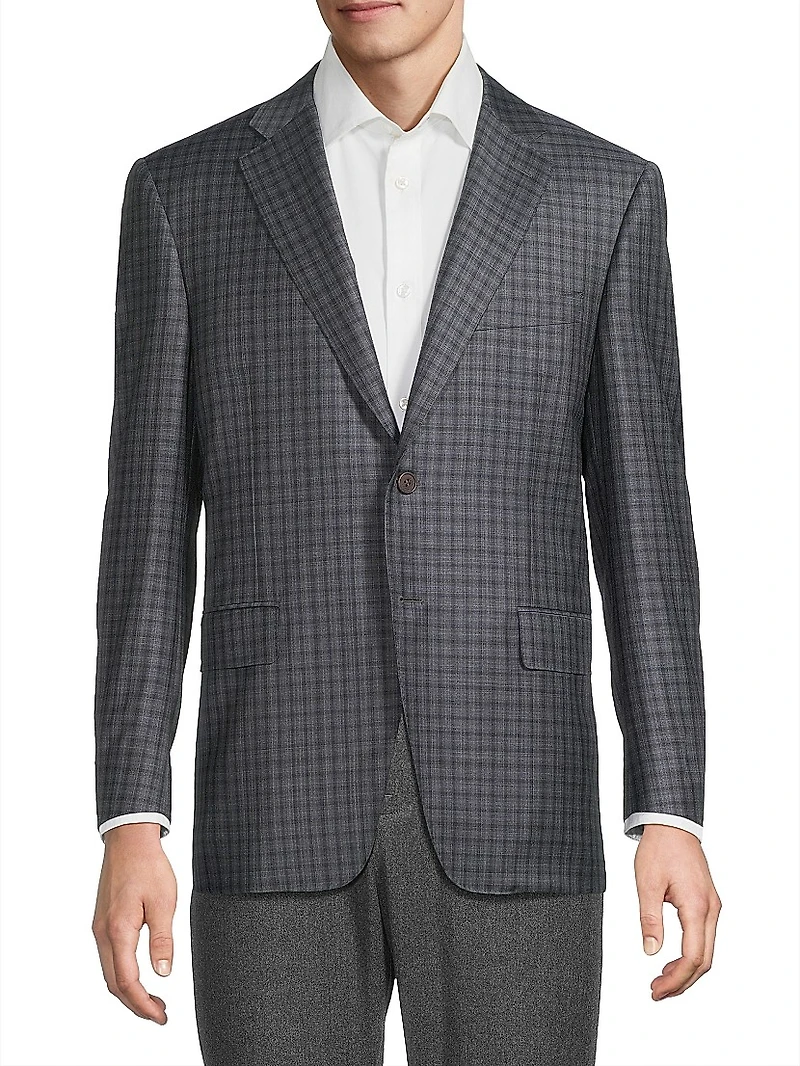 Check Wool Sportcoat
