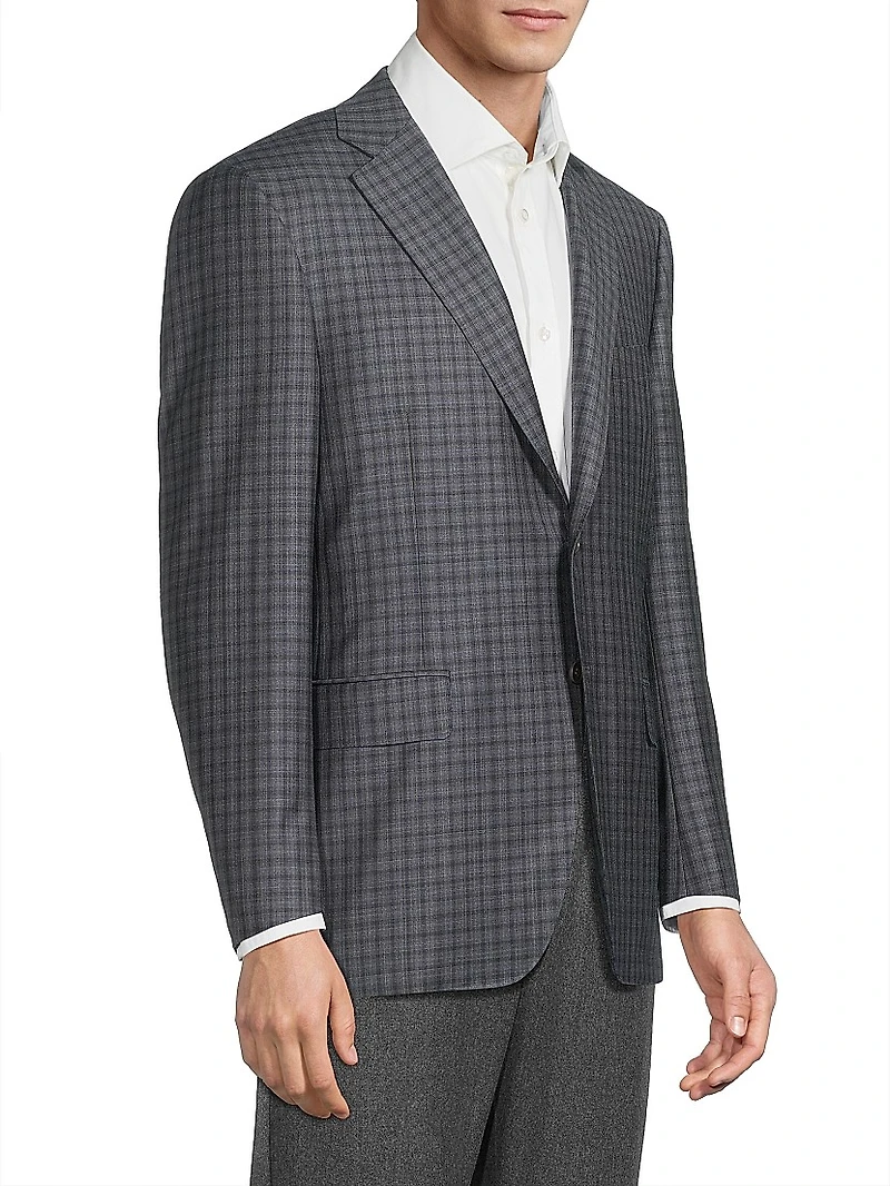 Check Wool Sportcoat