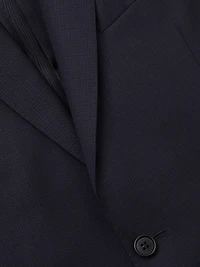 Micro Check Wool Trim-Fit Suit