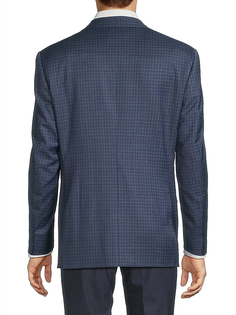 Mid Check Wool Sport Coat