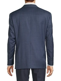 Mid Check Wool Sport Coat