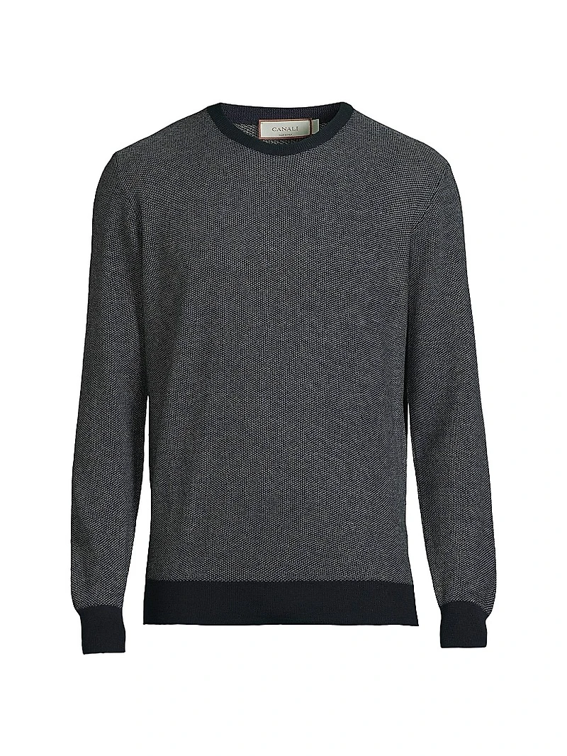 Birdseye Crewneck Sweater