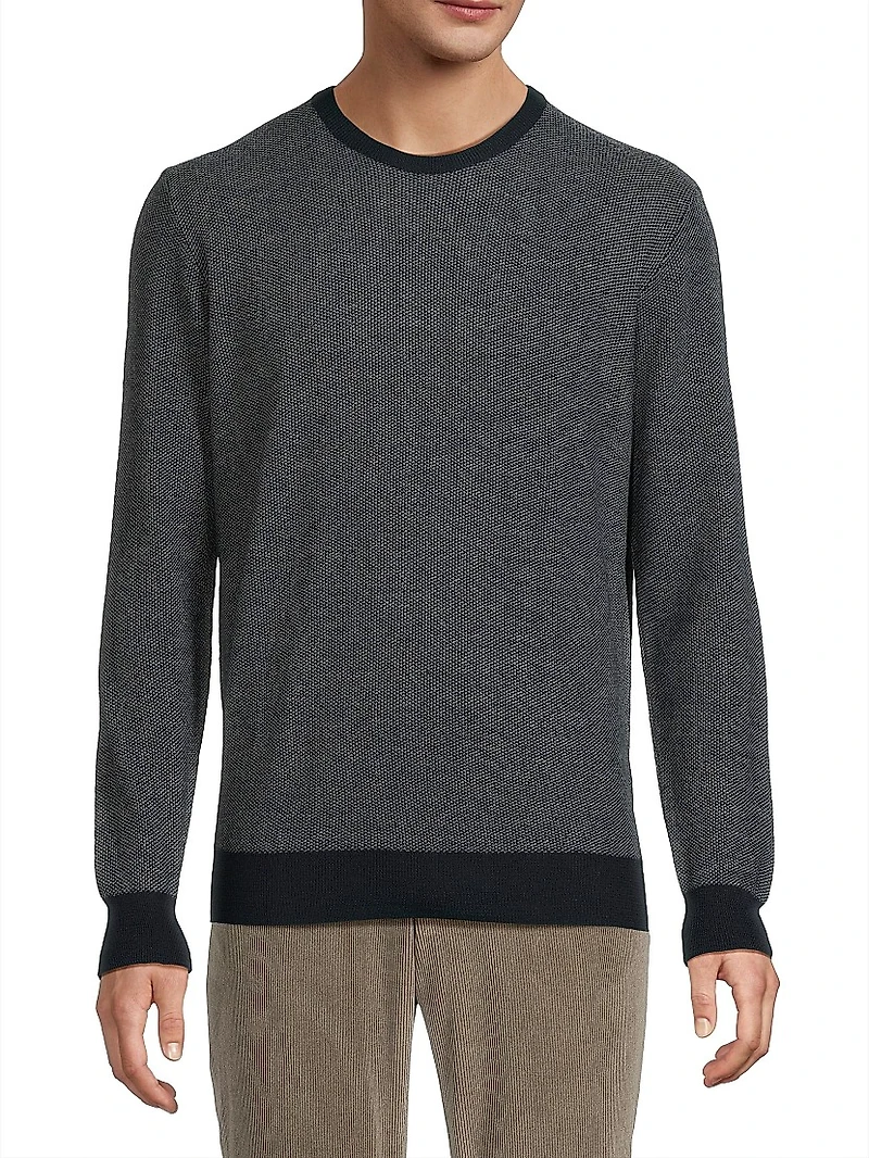 Birdseye Crewneck Sweater