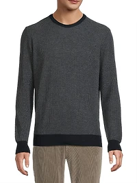 Birdseye Crewneck Sweater