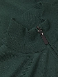 Wool Quarter-Zip Sweater