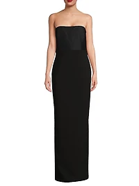 Helen Back Bow Column Gown