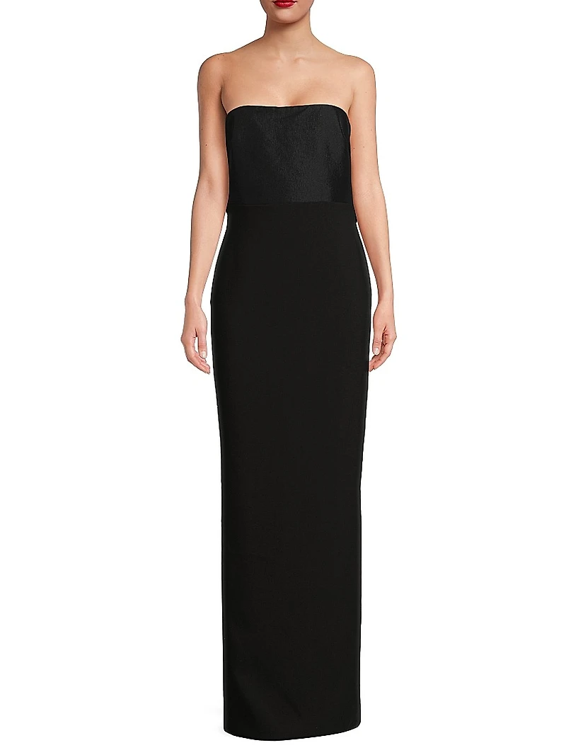 Helen Back Bow Column Gown